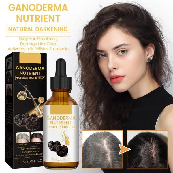 Natural Ganoderma Anti Greying Hair Darkening Serum for your Hair Care