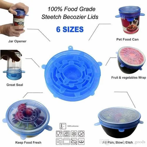 Premium Silicone Lid Covers – Reusable, Durable & Leak-Proof!