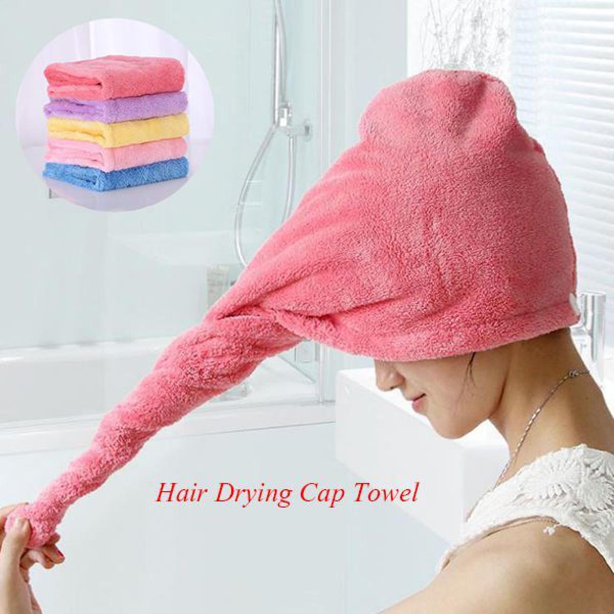 Magic Hair Drying Towel Quick Dry, Super Absorbent & Soft 🔥 ( PACK OF 2 ) 🔥
