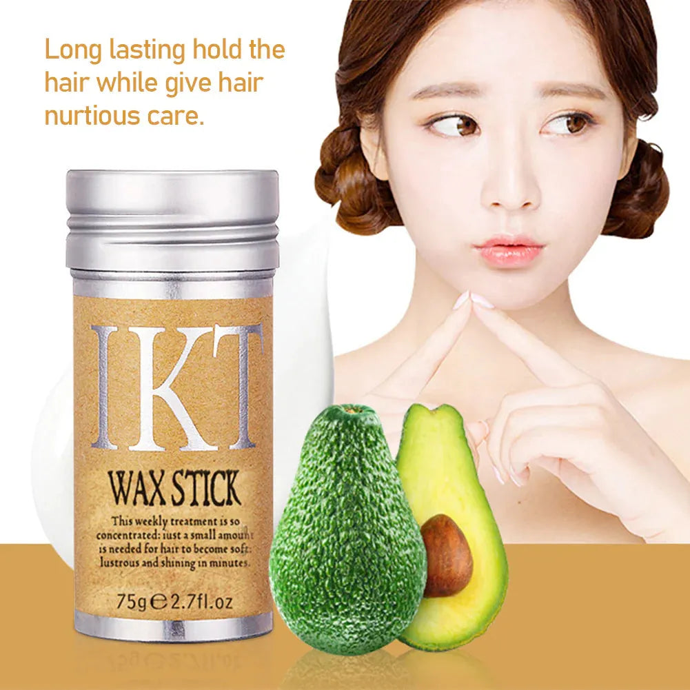 IKT Hair Wax Stick Gel Cream Styling Hair Frizz Fixed Styling Wax