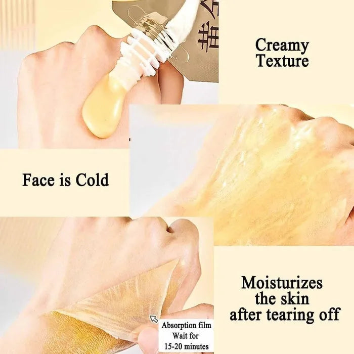 Retinol Gold Facial Mask Tear Off Mud Film Moisturizing Skin Care 100g