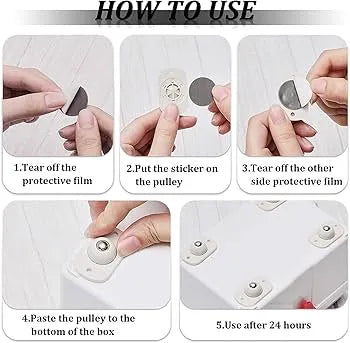 Mini Stainless Steel Swivel Wheels for Moving Furniture and Every Thing You Want !