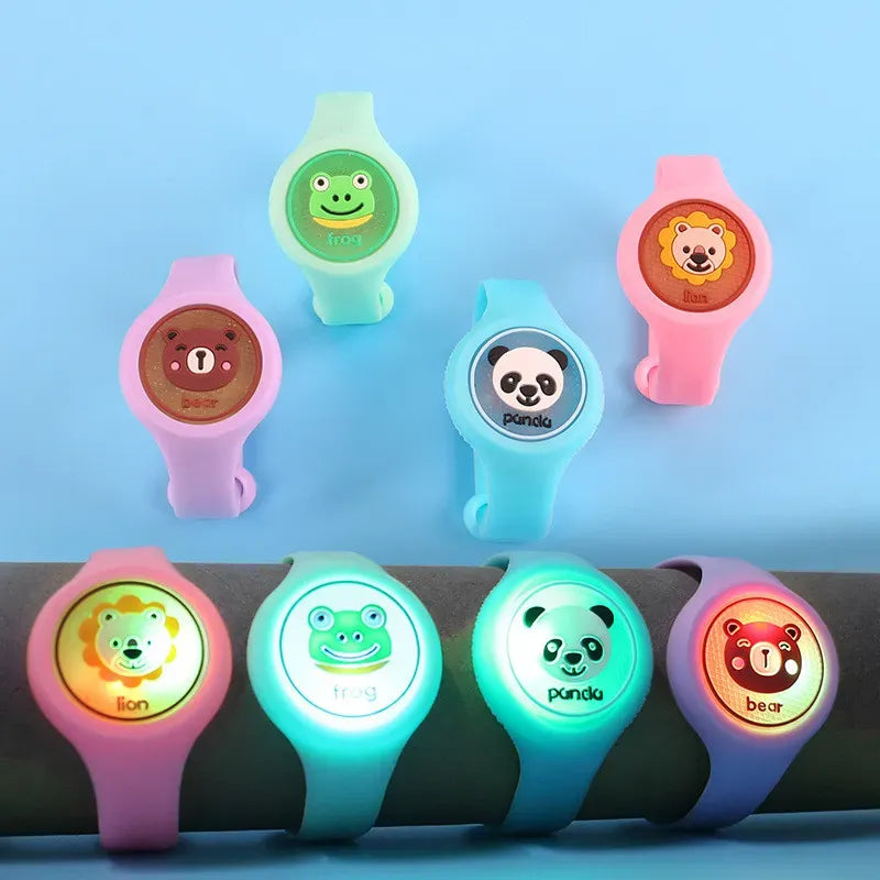 Kids Mosquito Repellent Watch With Led Lights, Lightweight Natural Mosquito Repellent Bracelet