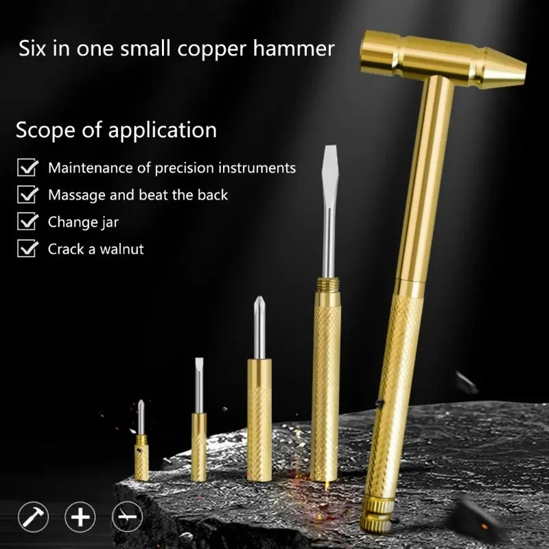 5 In 1 Mini Hammer & Screwdriver Hand Tools